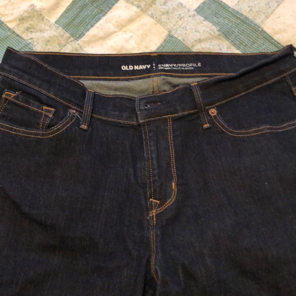 Old Navy dark jeans